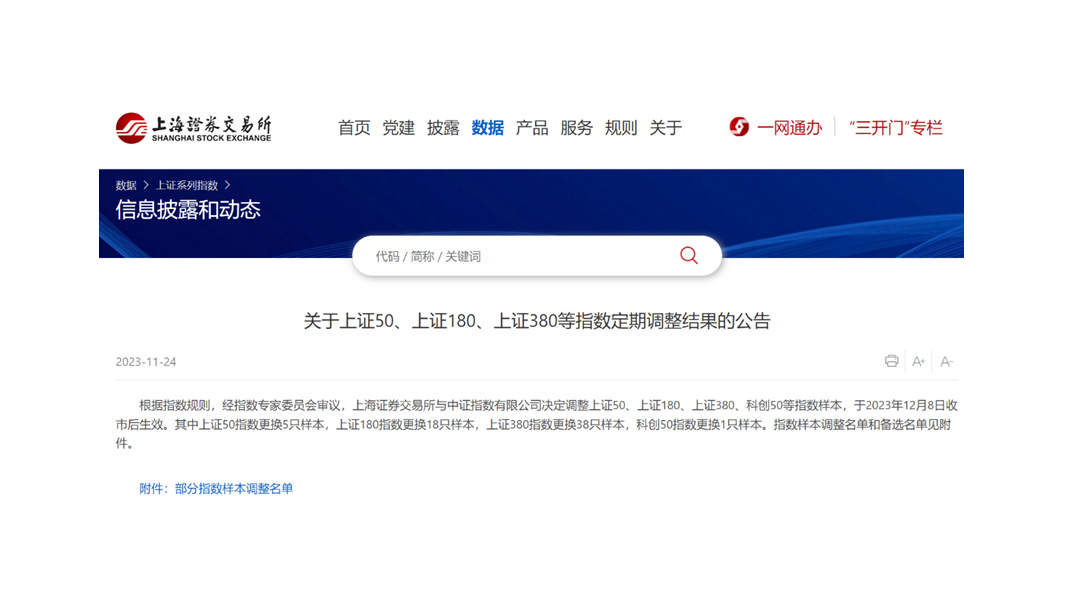 聚辰股份入選上證380指數成分股
